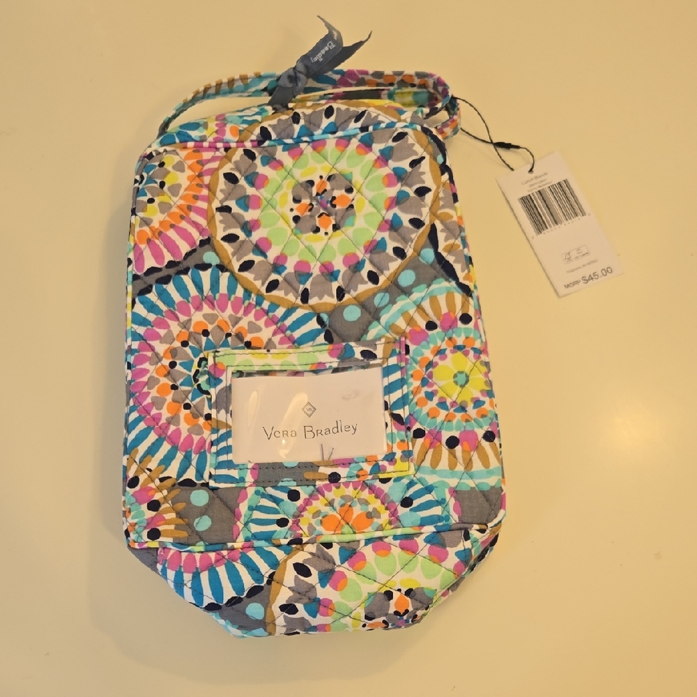 Vera Bradley Colorful Spiral Insulated Lunch Bag